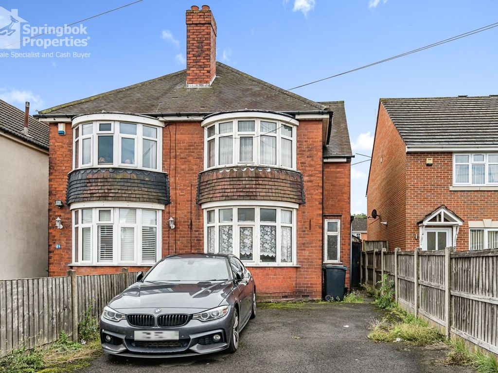 3 bed semidetached house for sale in Sedgley Road, Dudley, West