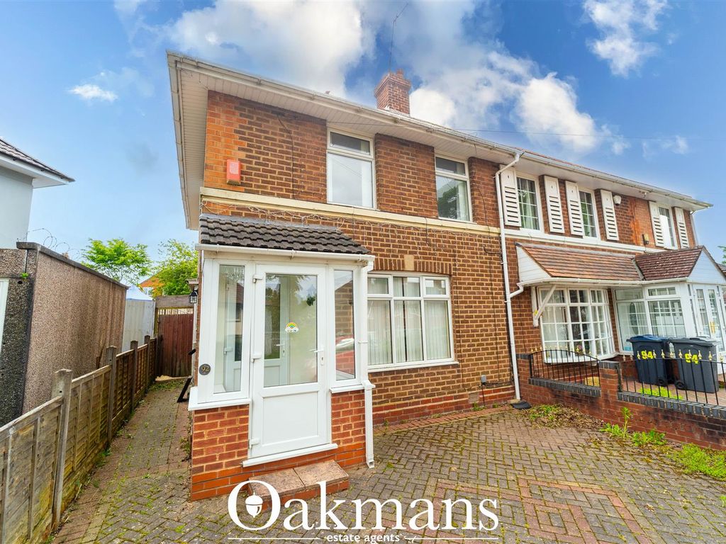 3 bed semidetached house for sale in Quarry Road, Birmingham B29, £