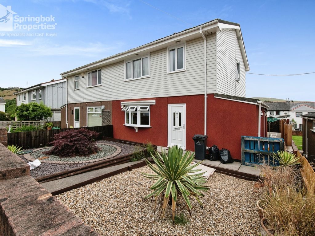 3 bed semidetached house for sale in Panteg, Ebbw Vale, Gwent NP23