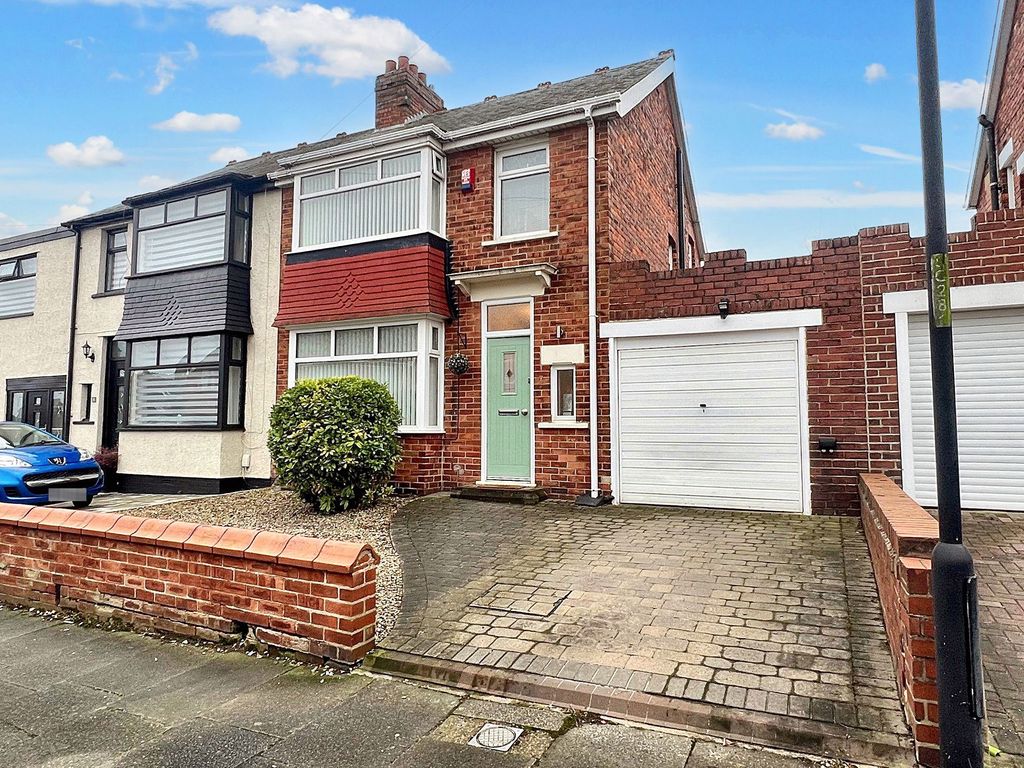 3 bed semidetached house for sale in Glanton Road, North Shields NE29, £275,000 Zoopla