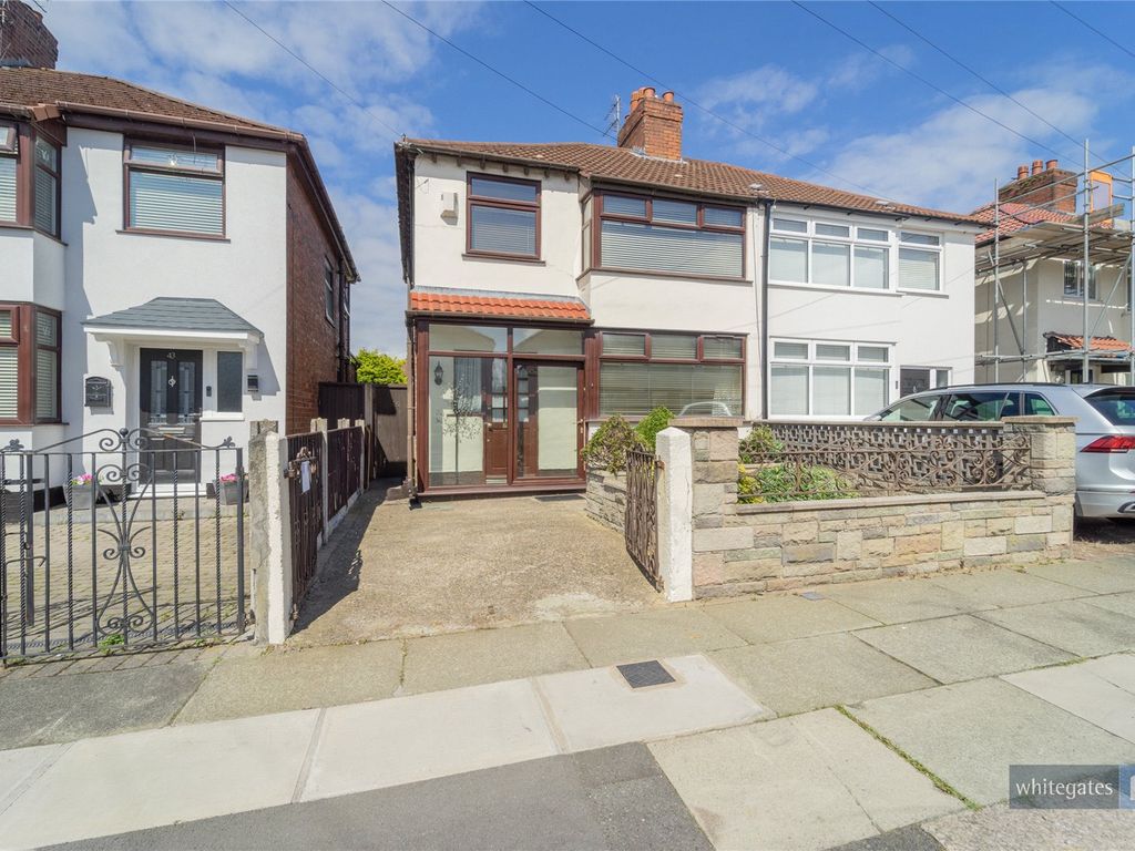3 bed semidetached house for sale in Merton Drive, Liverpool