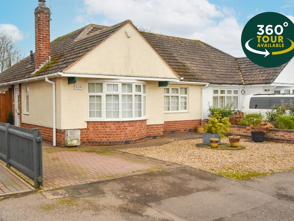 2 bed semidetached bungalow for sale in Foxhunter Drive, Oadby