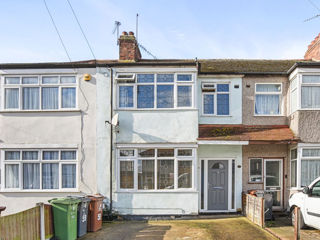 3 bed terraced house for sale in Temple Avenue, Dagenham RM8, £425,000