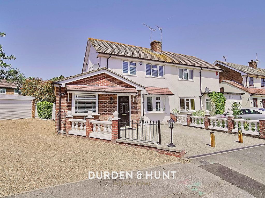 2 bed semidetached house for sale in Lambourne Crescent, Chigwell IG7