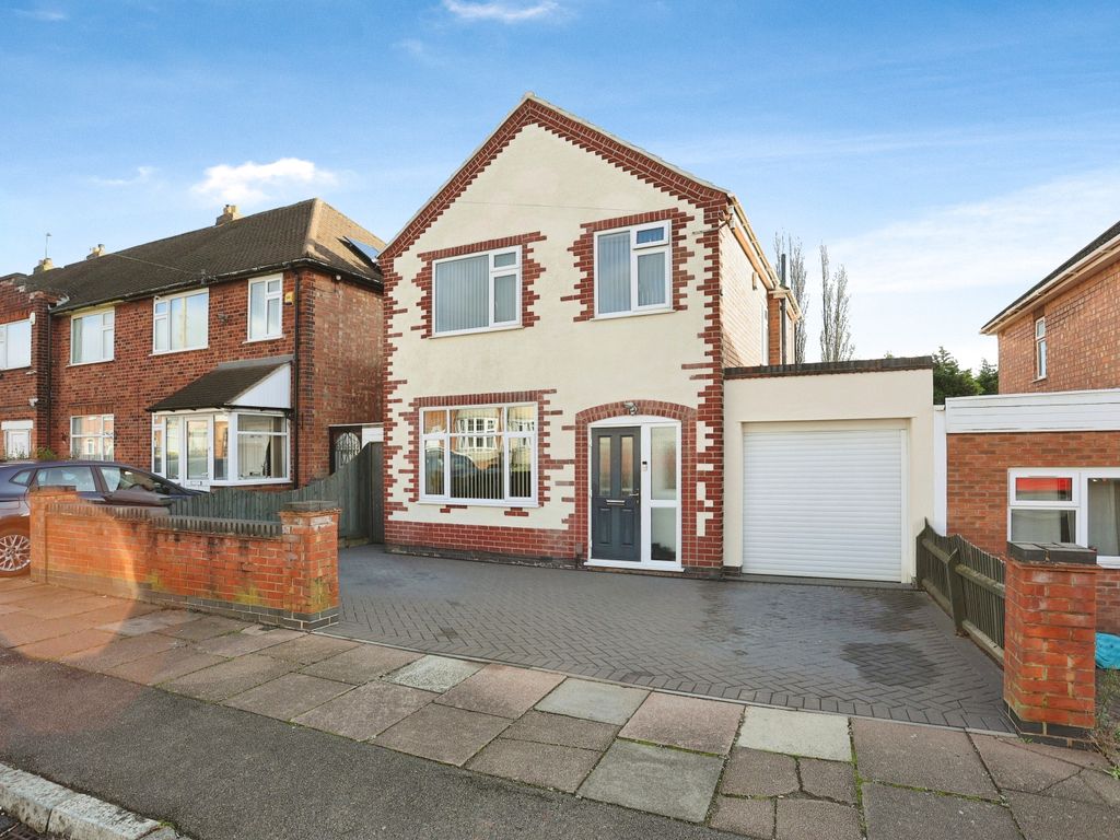 3 bed detached house for sale in Burnham Drive, Leicester, Leicestershire LE4, £325,000 Zoopla