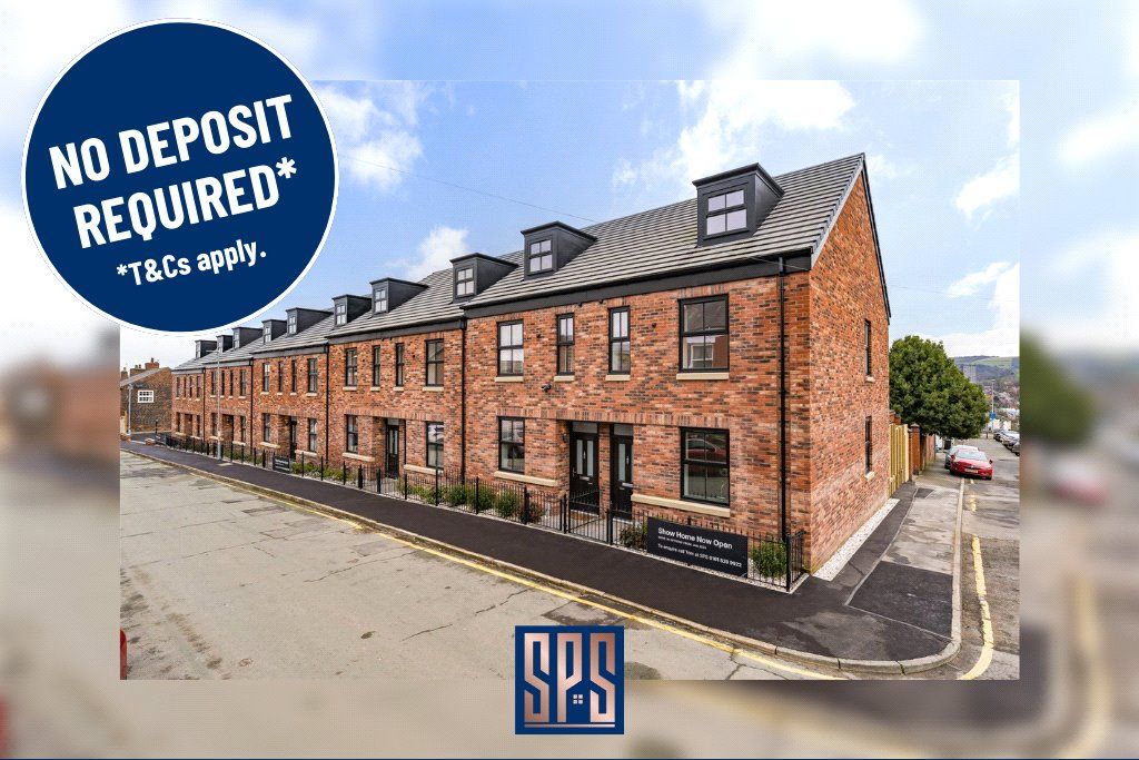 New home, 4 bed terraced house for sale in Pownall Street, Macclesfield