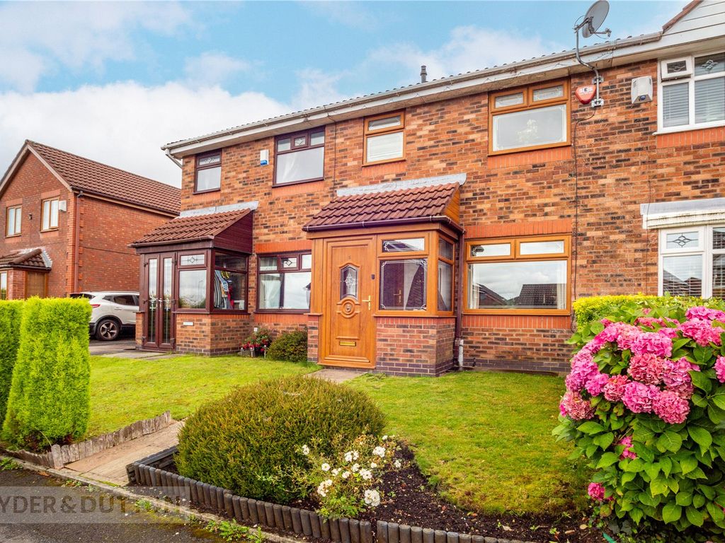 3 bed terraced house for sale in Carrbrook Drive, Royton, Oldham