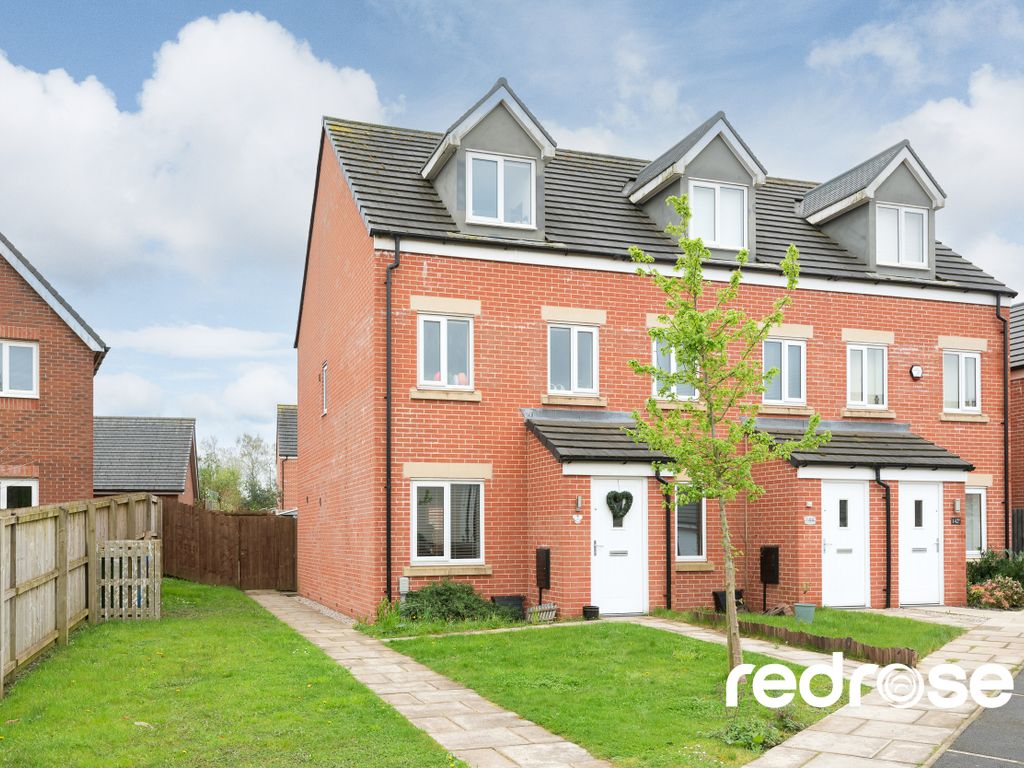 3 bed semidetached house for sale in Brookwood Way, Buckshaw Village, Cholrley PR7, £210,000