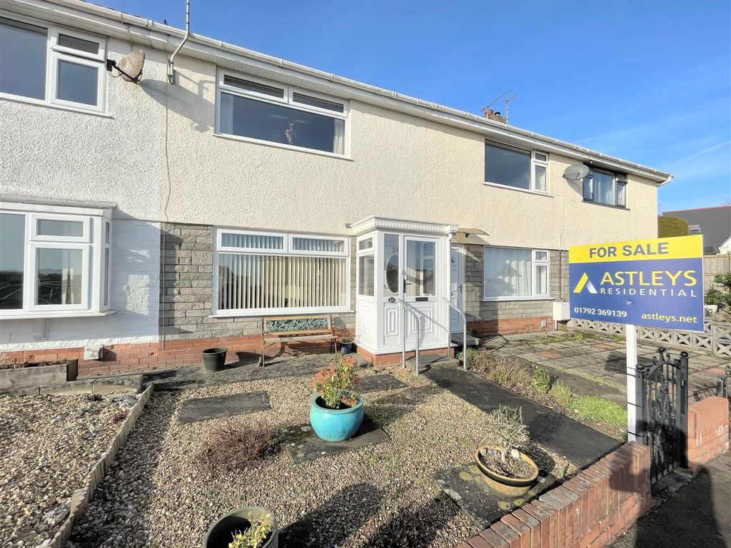 2 bed terraced house for sale in Croftfield Crescent, Newton, Swansea