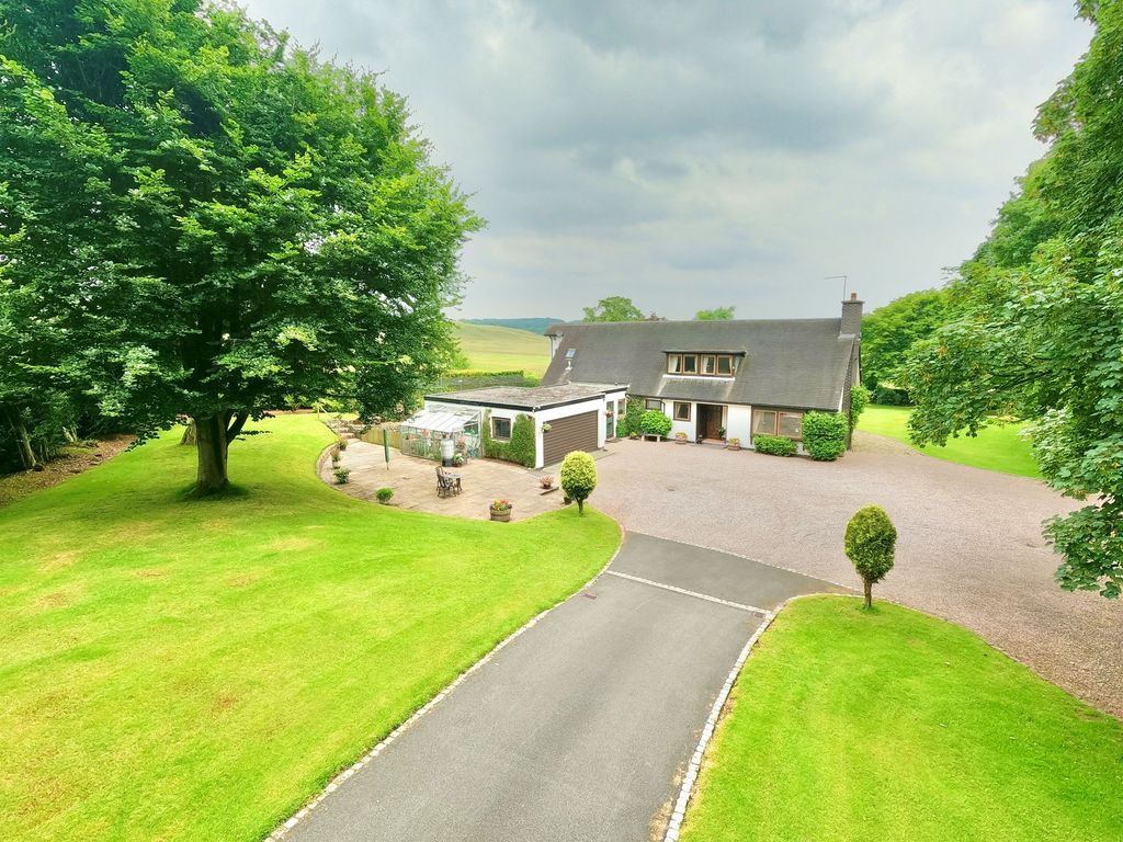 4 bed detached house for sale in Shut Lane Head, Butterton ST5, £