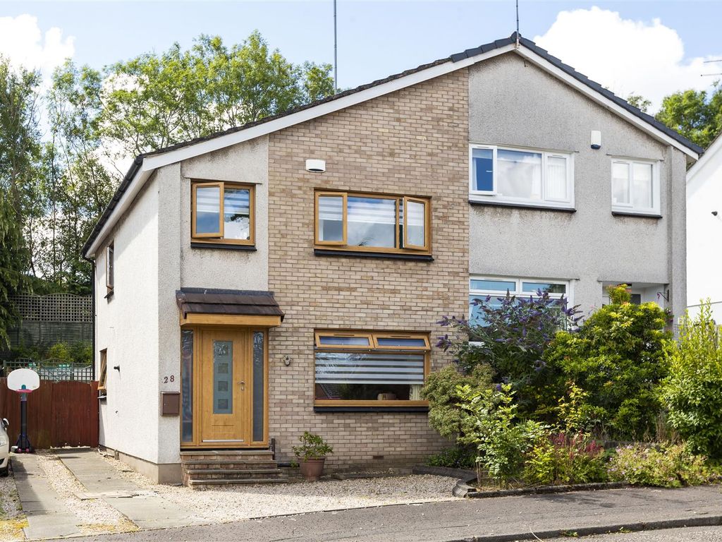 3 bed semidetached house for sale in Carron Crescent, Lenzie, Glasgow