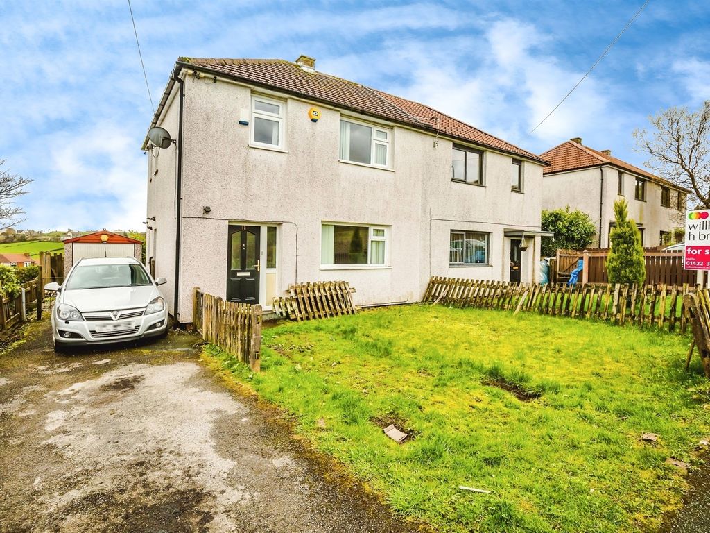 3 bed semidetached house for sale in Brow Bottom Lane, Halifax HX2, £