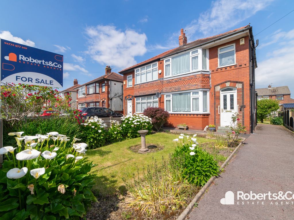 3 bed semidetached house for sale in Leyland Road, Penwortham, Preston