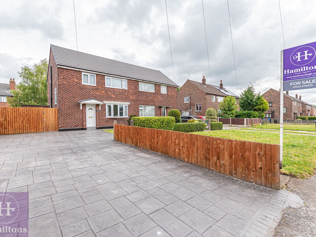 3 bed semidetached house for sale in Tennyson Avenue, Leigh, Greater