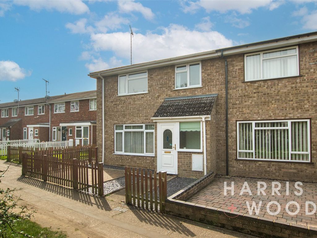 3 bed end terrace house for sale in Pinkham Drive, Witham, Essex CM8, £