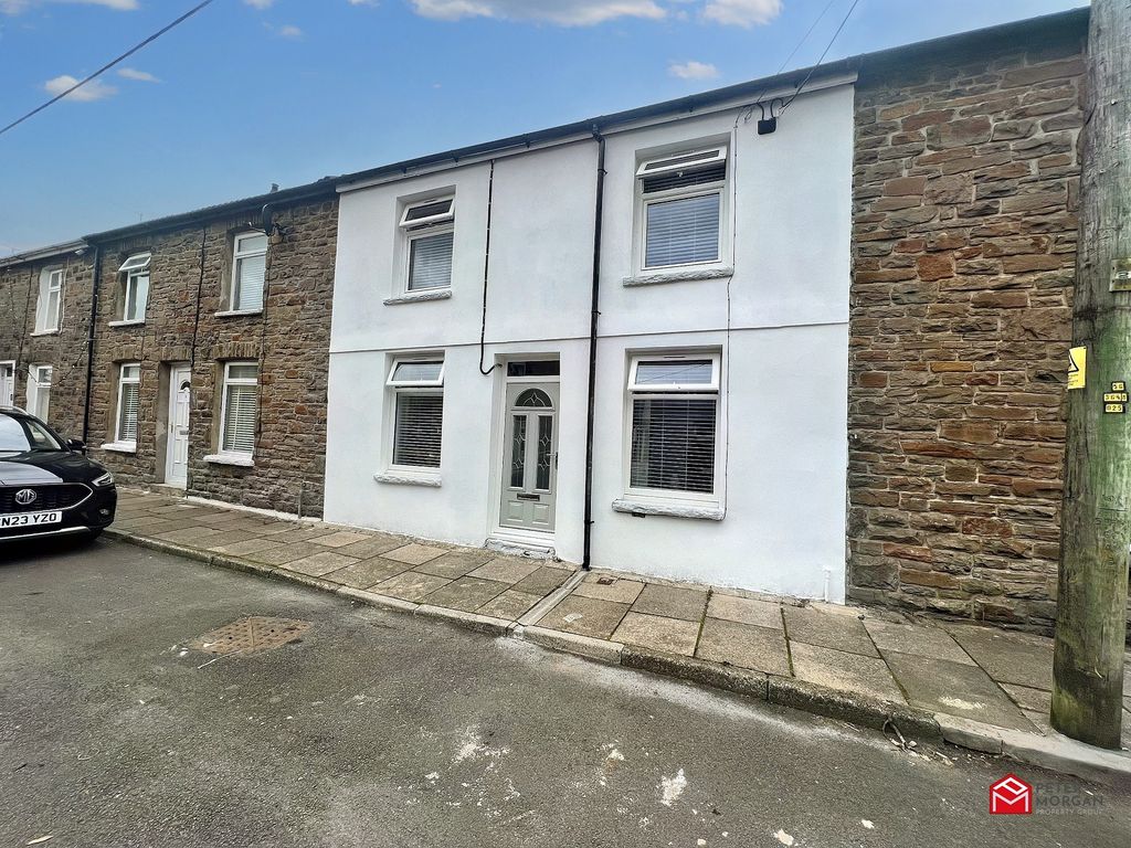 3 bed terraced house for sale in Llewellyn Street, Nantymoel, Bridgend