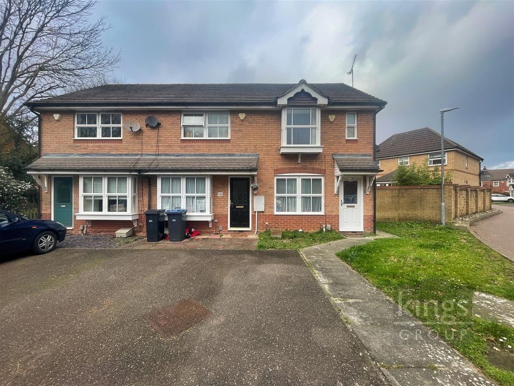 2 bed end terrace house for sale in Doulton Close, Church Langley