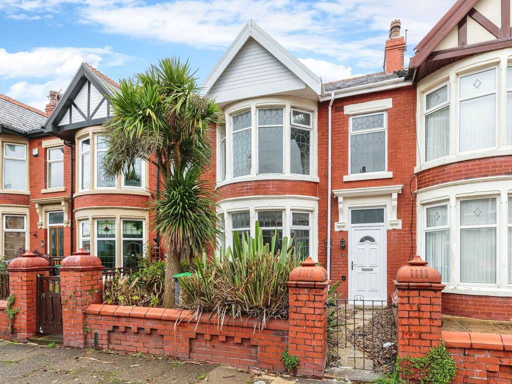 3 bed terraced house for sale in Lichfield Road, Blackpool, Lancashire