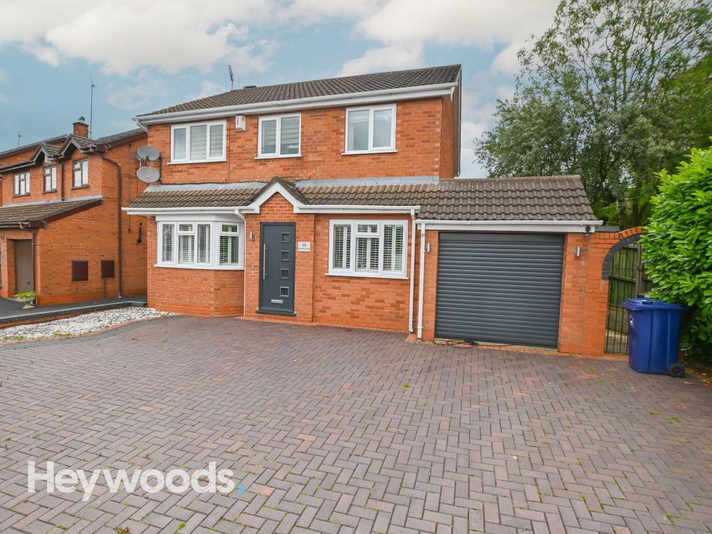 4 bed detached house for sale in Hemsby Way, Westbury Park, NewcastleUnderLyme ST5, £350,000