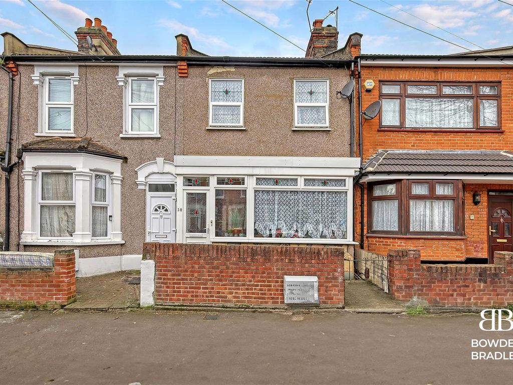 3 bed terraced house for sale in Blenheim Road, London E6, £375,000