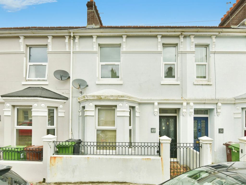 2 bed terraced house for sale in South Milton Street, Plymouth PL4, £