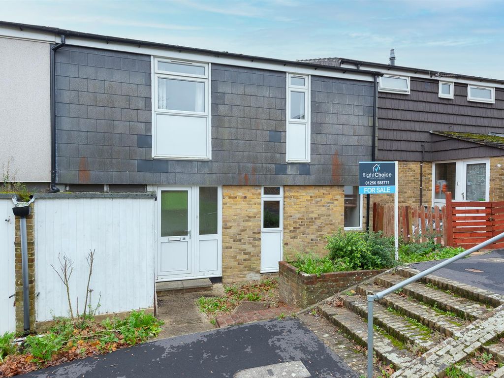 3 bed terraced house for sale in Malvern Close, Basingstoke RG22, £