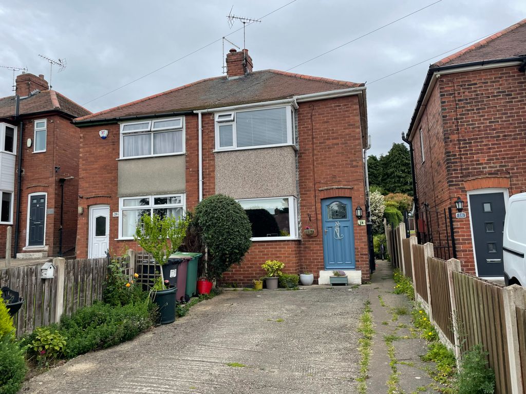 2 bed semidetached house for sale in Hillside, Whitwell, Worksop S80