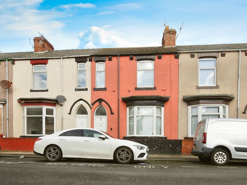 3 bed terraced house for sale in Lister Street, Hartlepool TS24, £