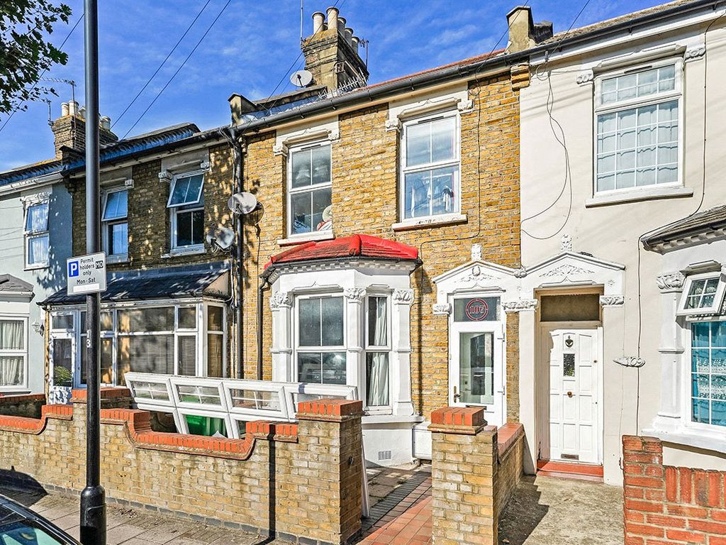 3 bed terraced house for sale in Strone Road, Forest Gate, London E7, £