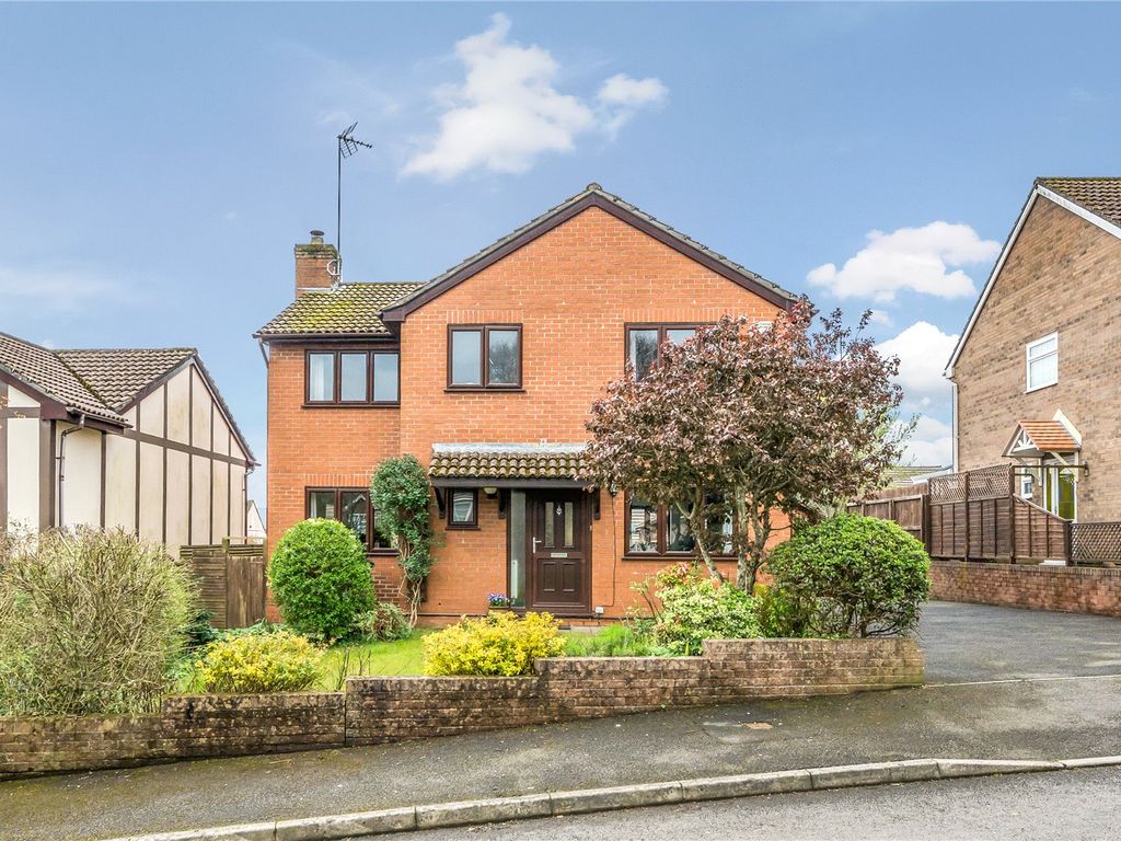 4 bed detached house for sale in Castle Oak, Usk, Monmouthshire NP15, £