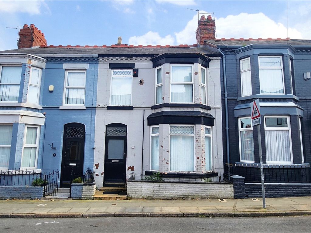 3 bed terraced house for sale in Clovelly Road, Liverpool L4, £94,950