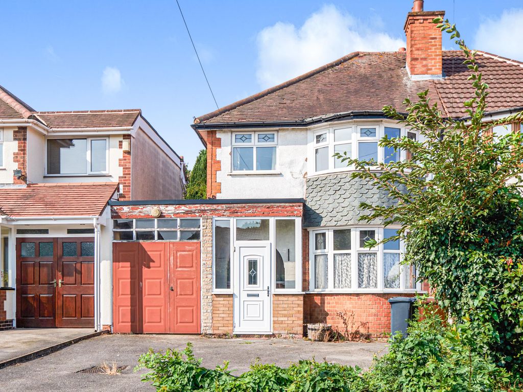 3 bed semidetached house for sale in Elmdon Road, Birmingham B37, £