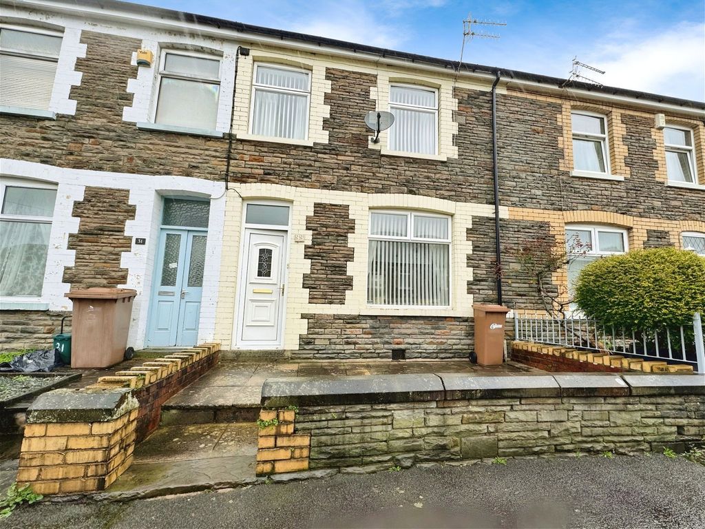 3 bed terraced house for sale in Garden Street, Llanbradach, Caerphilly