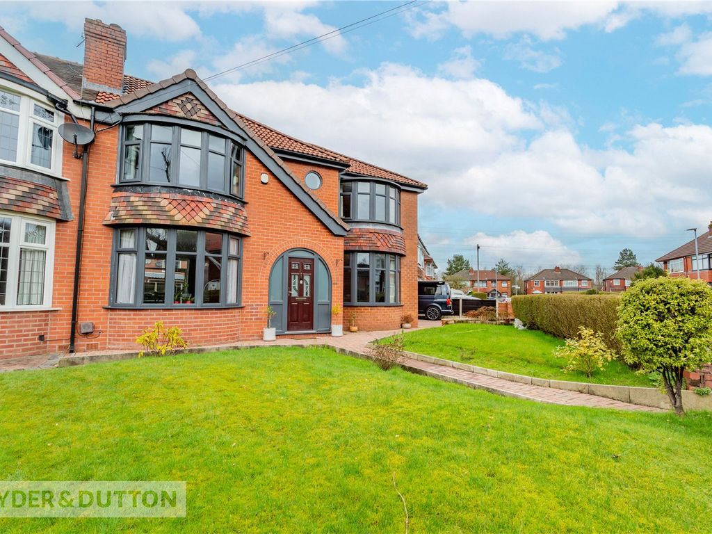 4 bed semidetached house for sale in Victoria Avenue East, Blackley, Manchester M9, £435,000