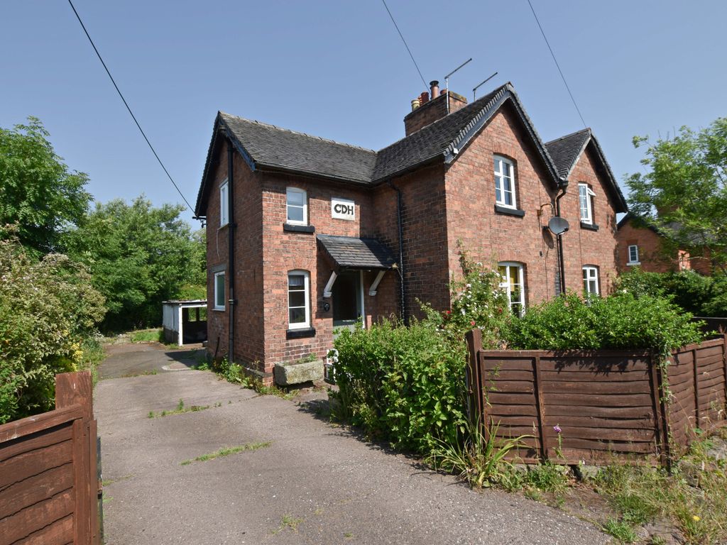 3 bed semidetached house for sale in Chipnall, Cheswardine, Market