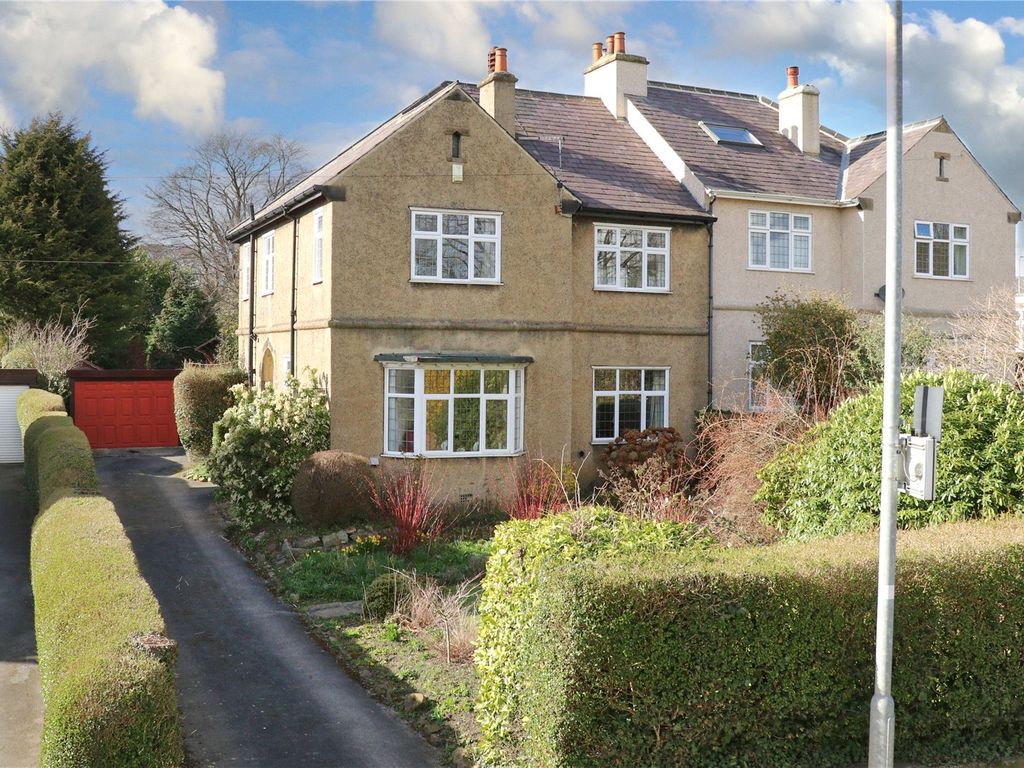 4 bed semidetached house for sale in Layton Road, Rawdon, Leeds, West