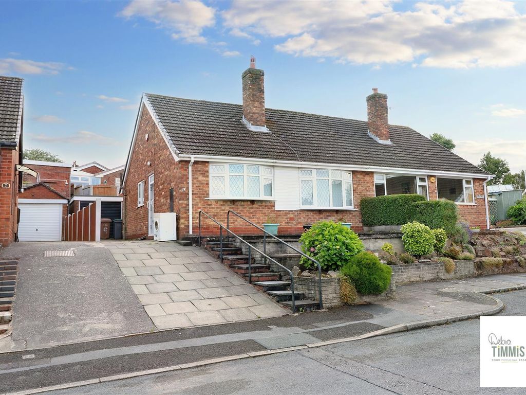 2 bed semidetached bungalow for sale in Stratford Close, Milton, Stoke