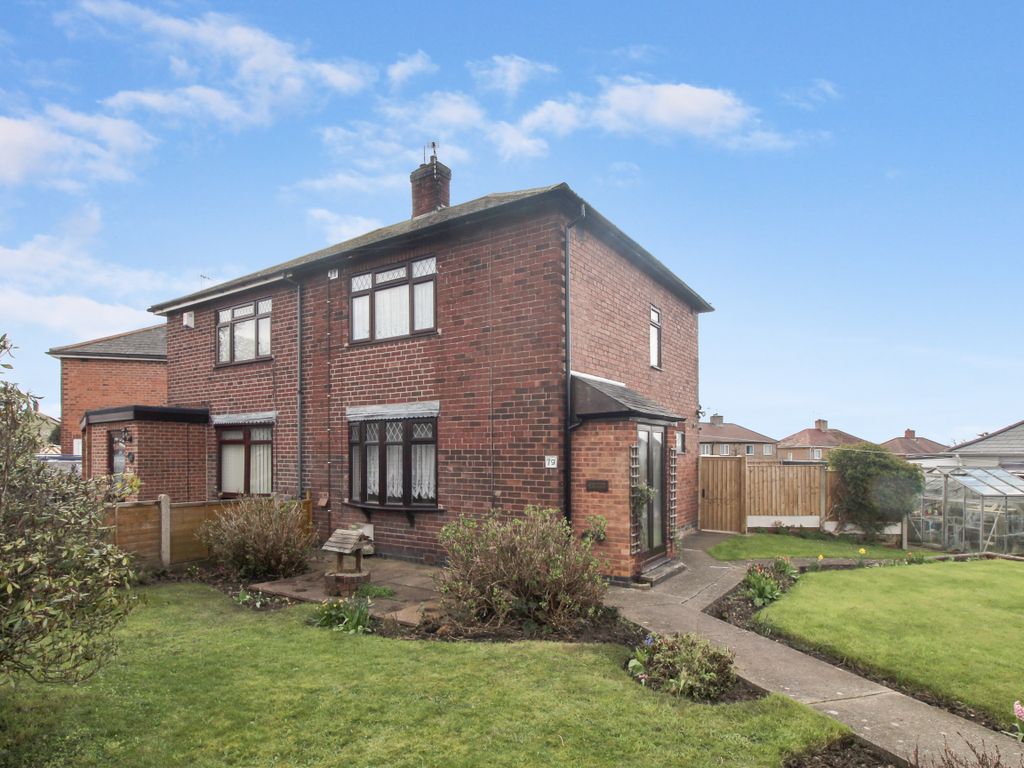 2 bed semidetached house for sale in Beauvale Crescent, Hucknall
