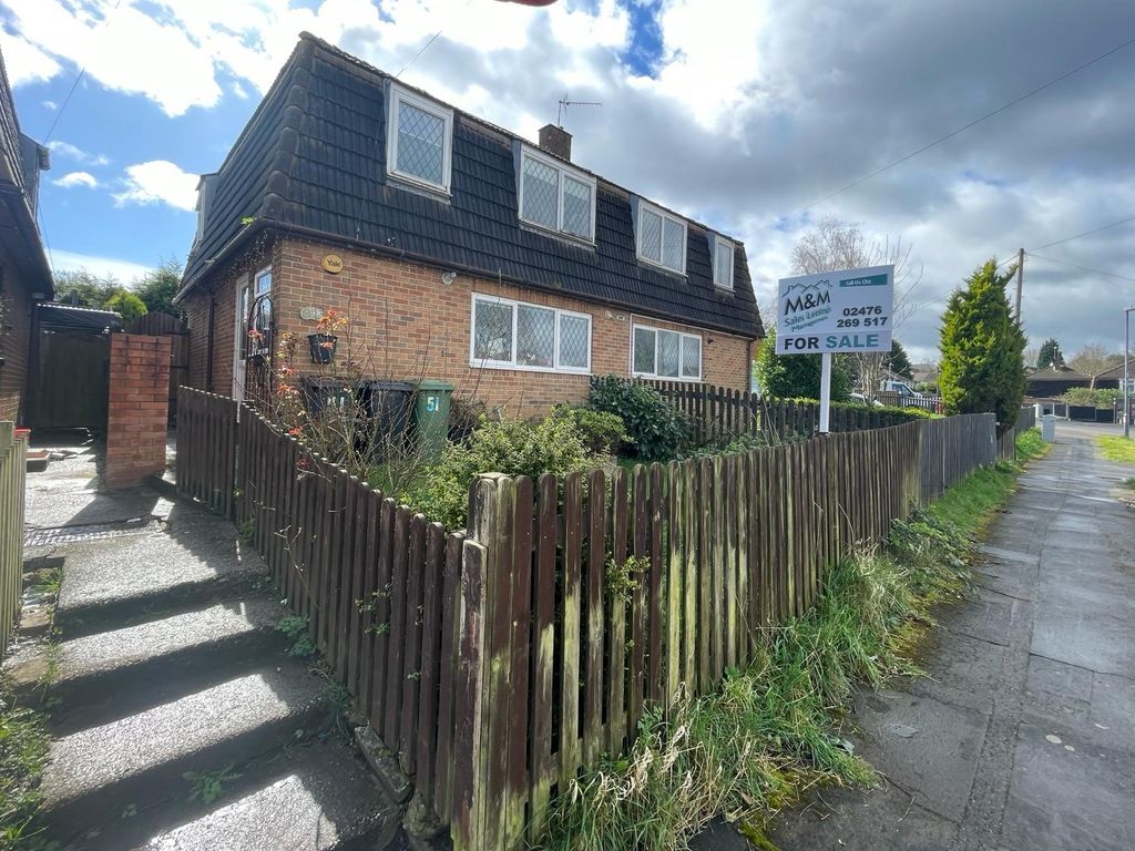 3 bed semidetached house for sale in Scholfield Road, Keresley End