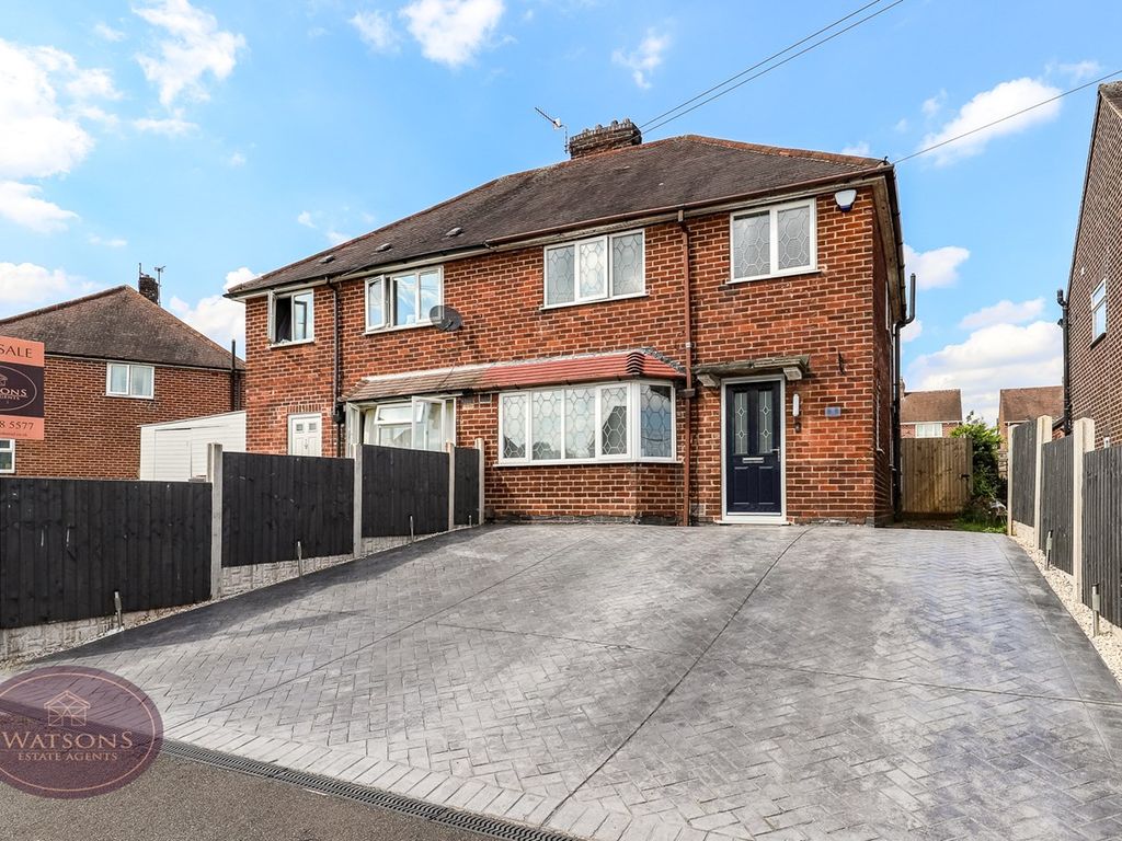 3 bed semidetached house for sale in Queens Drive, Nuthall, Nottingham