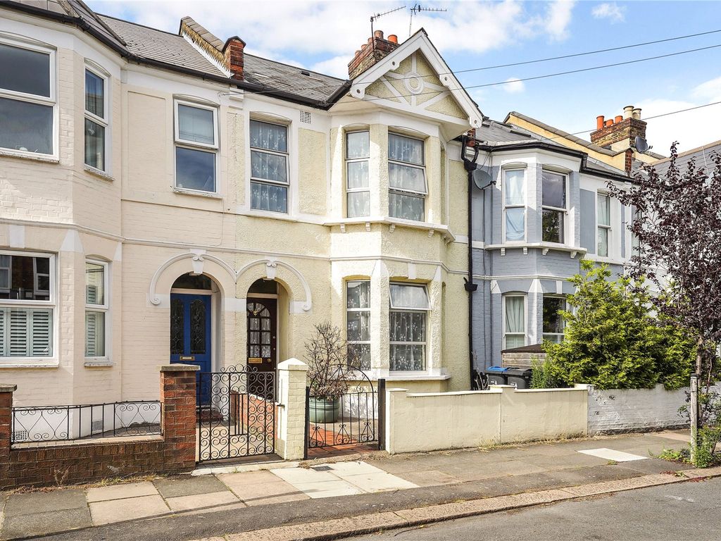 3 bed terraced house for sale in Kingsley Road, London SW19, £700,000