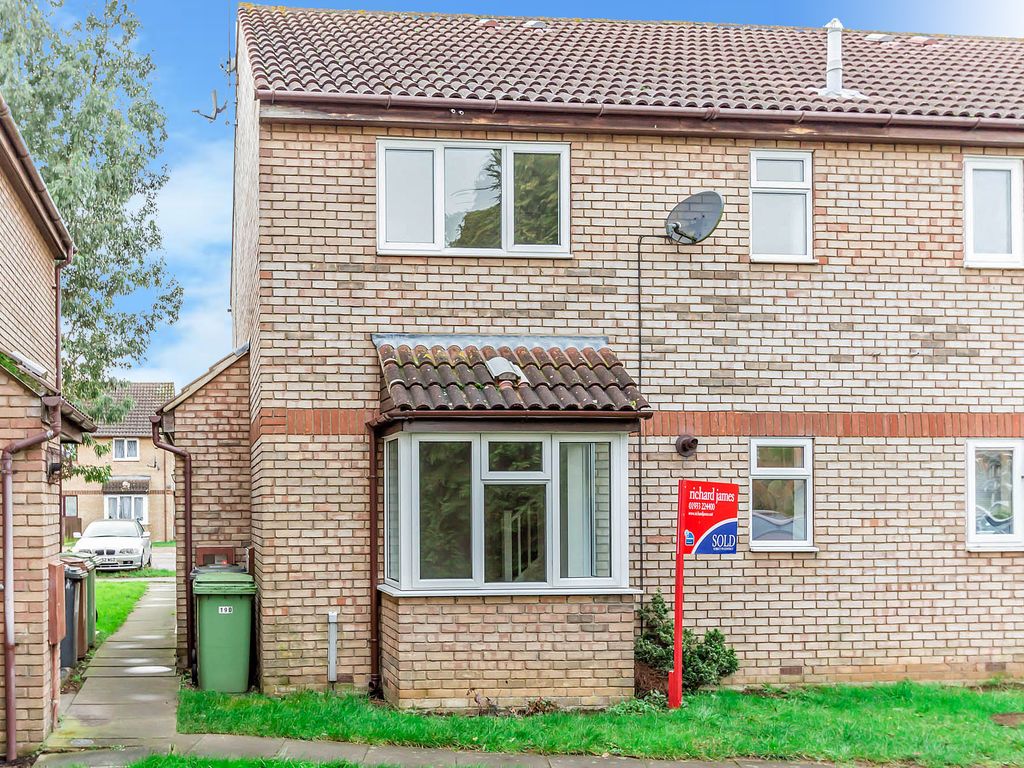 1 bed end terrace house to rent in Senwick Drive, Wellingborough NN8, £