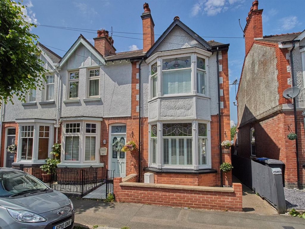 2 bed terraced house for sale in Highfields Road, Hinckley LE10, £