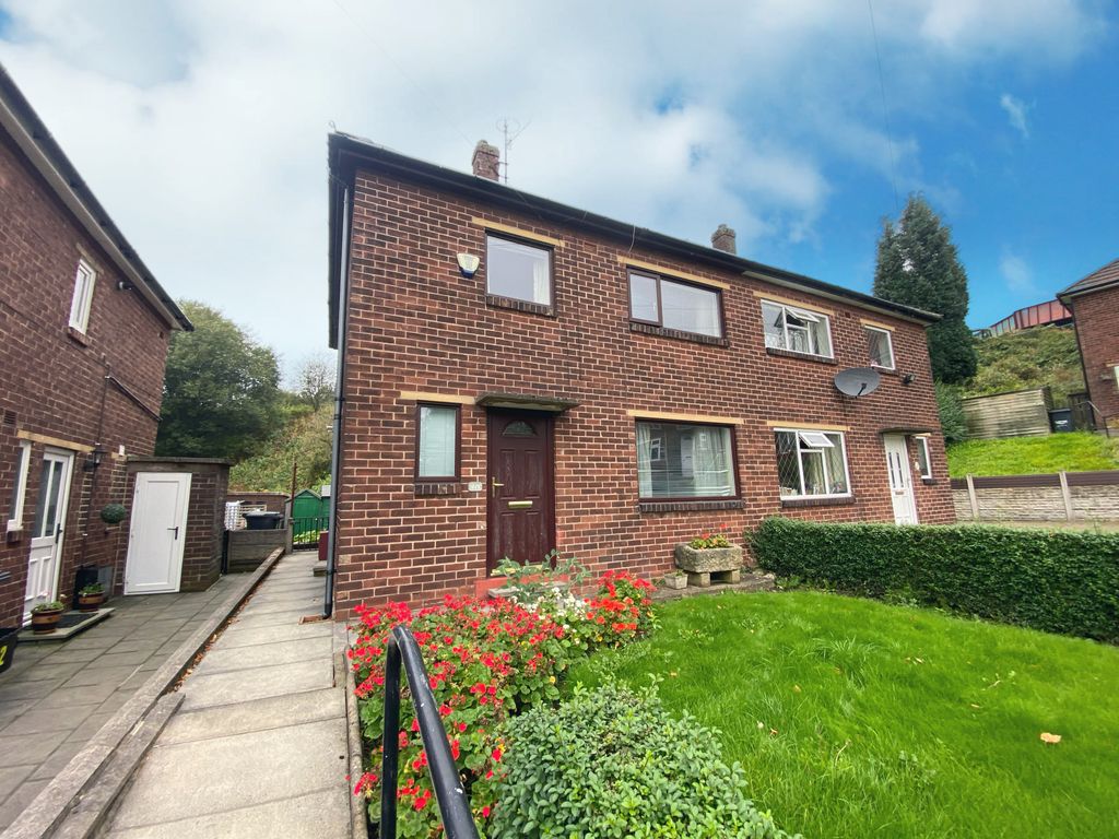 2 bed semidetached house for sale in Hallroyd Crescent, Todmorden OL14