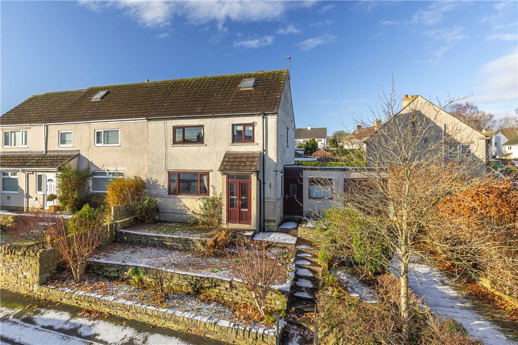 3 bed semidetached house for sale in Burns Hill, Addingham, Ilkley