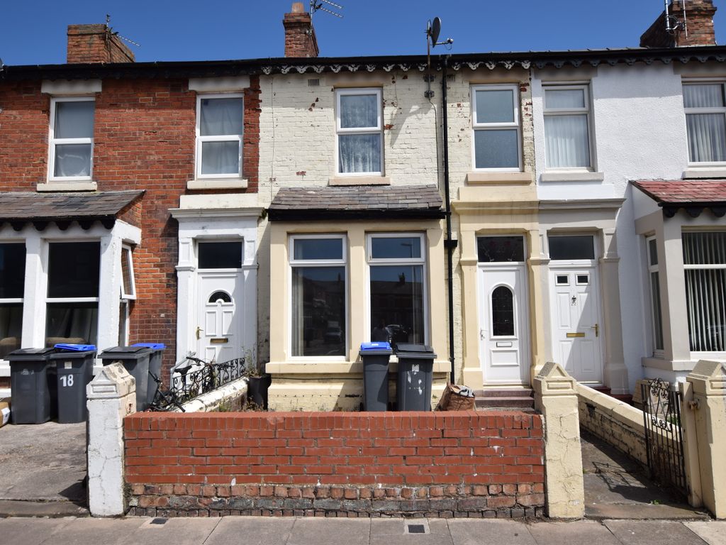 2 bed terraced house for sale in Gorton Street, Blackpool FY1, £55,000