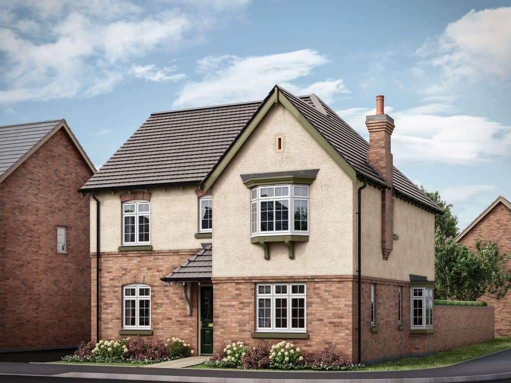 New home, 4 bed detached house for sale in "The Dovecliffe" at Harvest