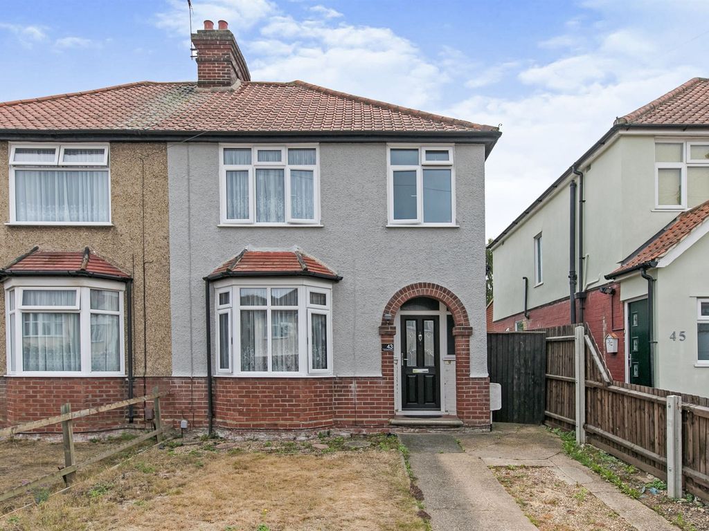 3 bed semidetached house for sale in Brookfield Road, Ipswich IP1 Zoopla