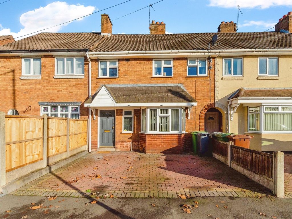 3 bed terraced house for sale in Stephenson Avenue, Walsall WS2, £