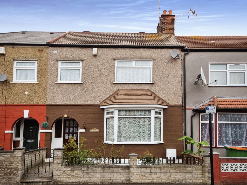 3 bed terraced house for sale in Caulfield Road, East Ham, London E6